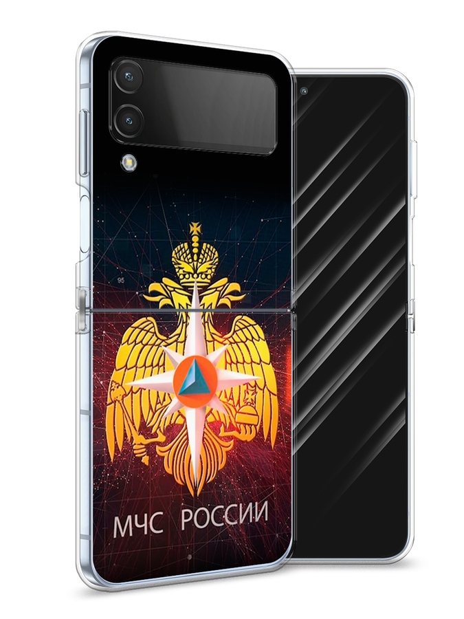 

Чехол Awog на Samsung Galaxy Z Flip 4 / Самсунг Z Flip 4 "МЧС России", Разноцветный, 2106650-5