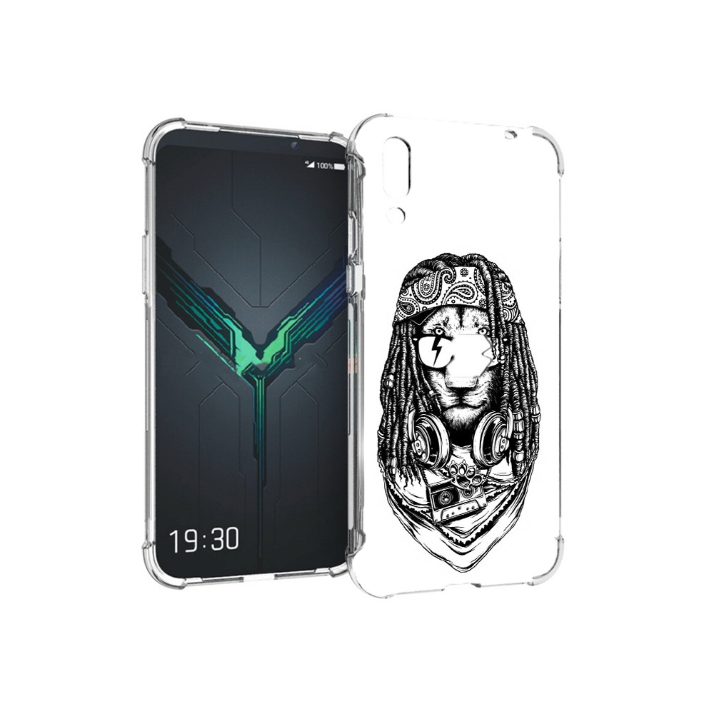 

Чехол MyPads Tocco для Xiaomi Black Shark 2 дреды льва (PT144492.263.338), Прозрачный, Tocco