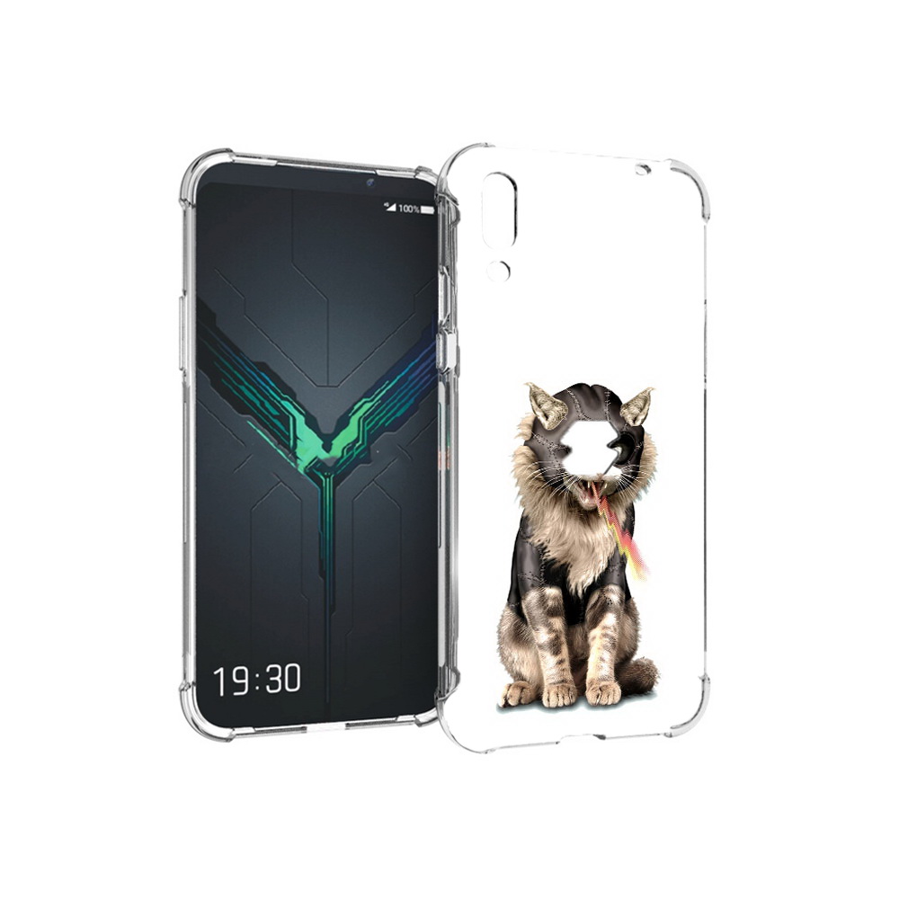 

Чехол MyPads Tocco для Xiaomi Black Shark 2 дьяволский кот (PT144492.263.341), Прозрачный, Tocco