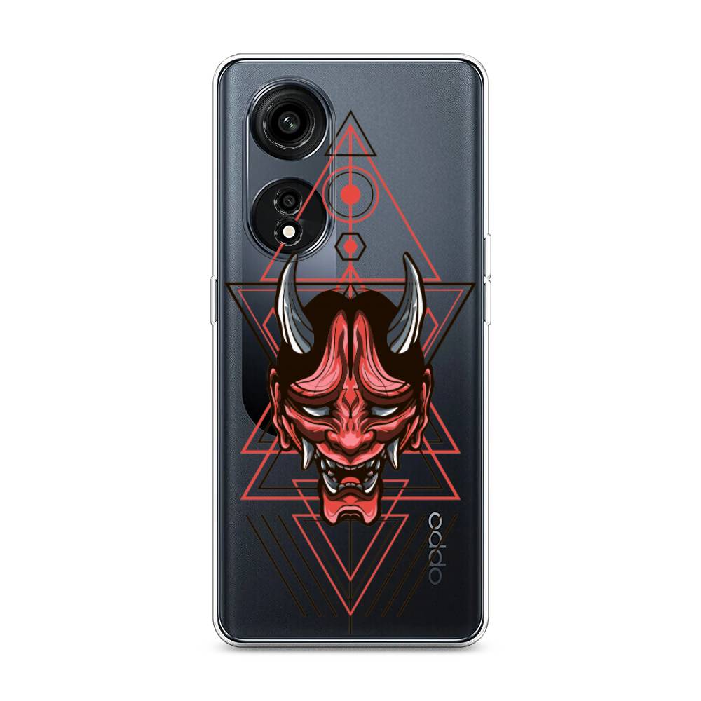 

Чехол для Oppo A1 Pro "Hanya Oni mask", Серый;красный;черный, 2512250-4