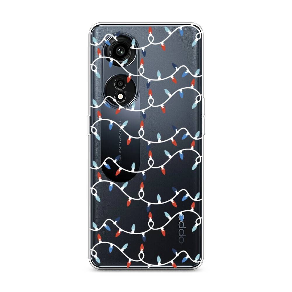 фото Чехол для oppo a1 pro "разноцветная гирлянда" case place