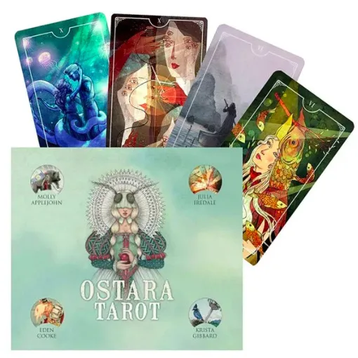 Набор Ostara Tarot/Остара Таро, 78 карт с книгой на английском языке