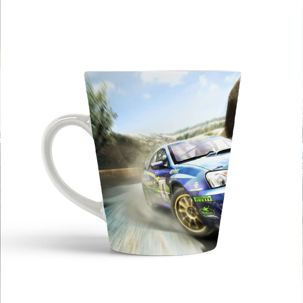 

Конусная кружка CoolPodarok colin mcrae rally Ралли Синяя Машина