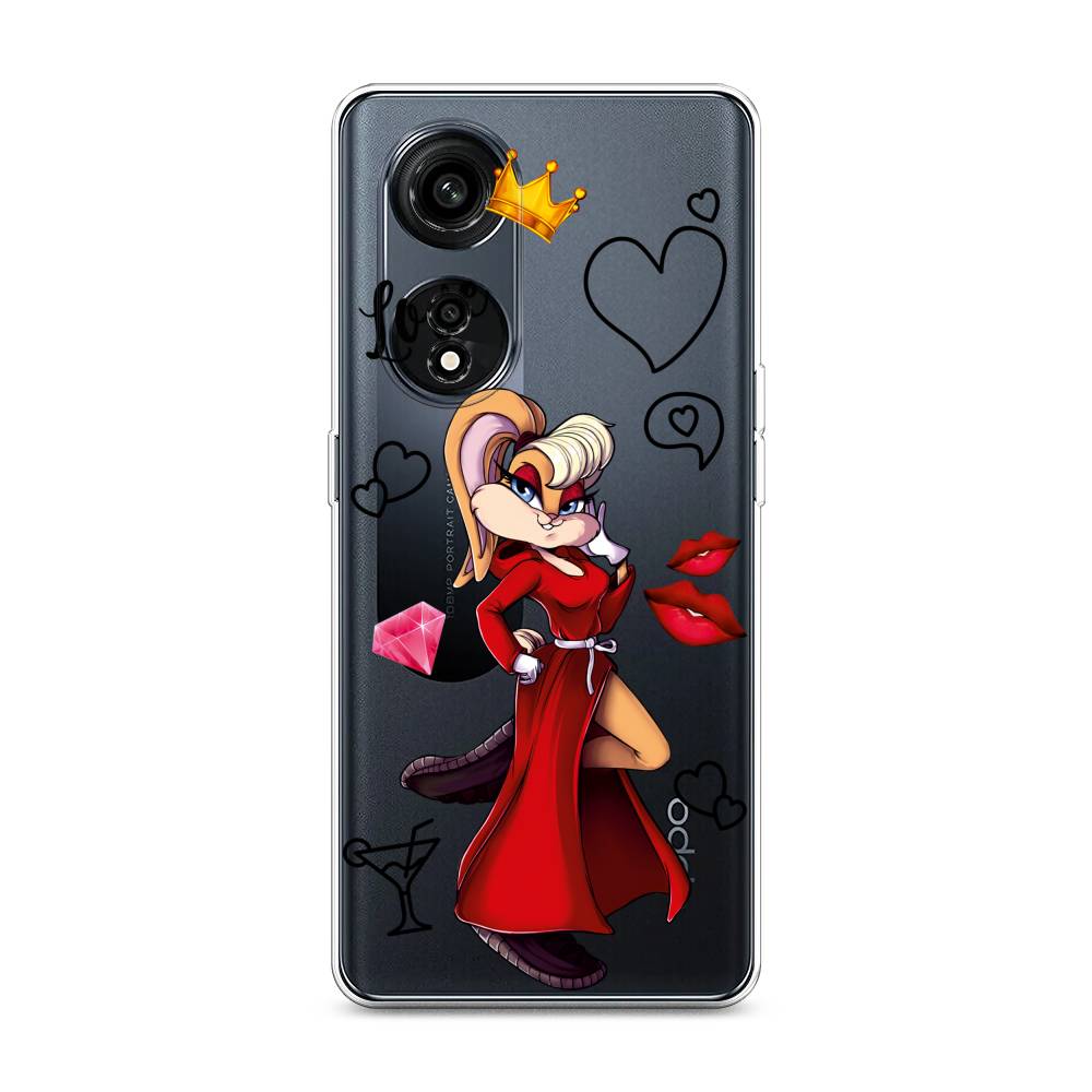 

Чехол на Oppo A1 Pro "Rich Lola Bunny", Красный;бежевый;оранжевый, 2512250-6