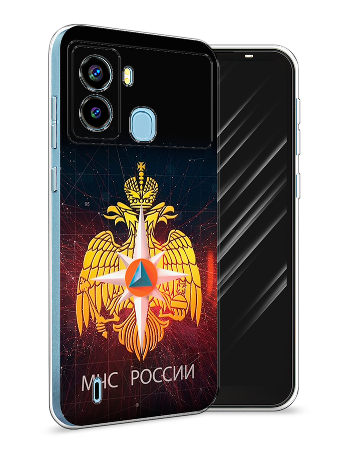 

Чехол Awog на Tecno Pop 6 "МЧС России", Разноцветный, 302050-5