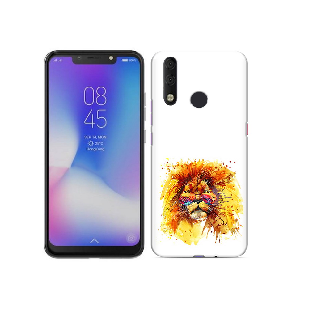 

Чехол MyPads Tocco для Tecno Camon 11 Pro лев в очках, Tocco