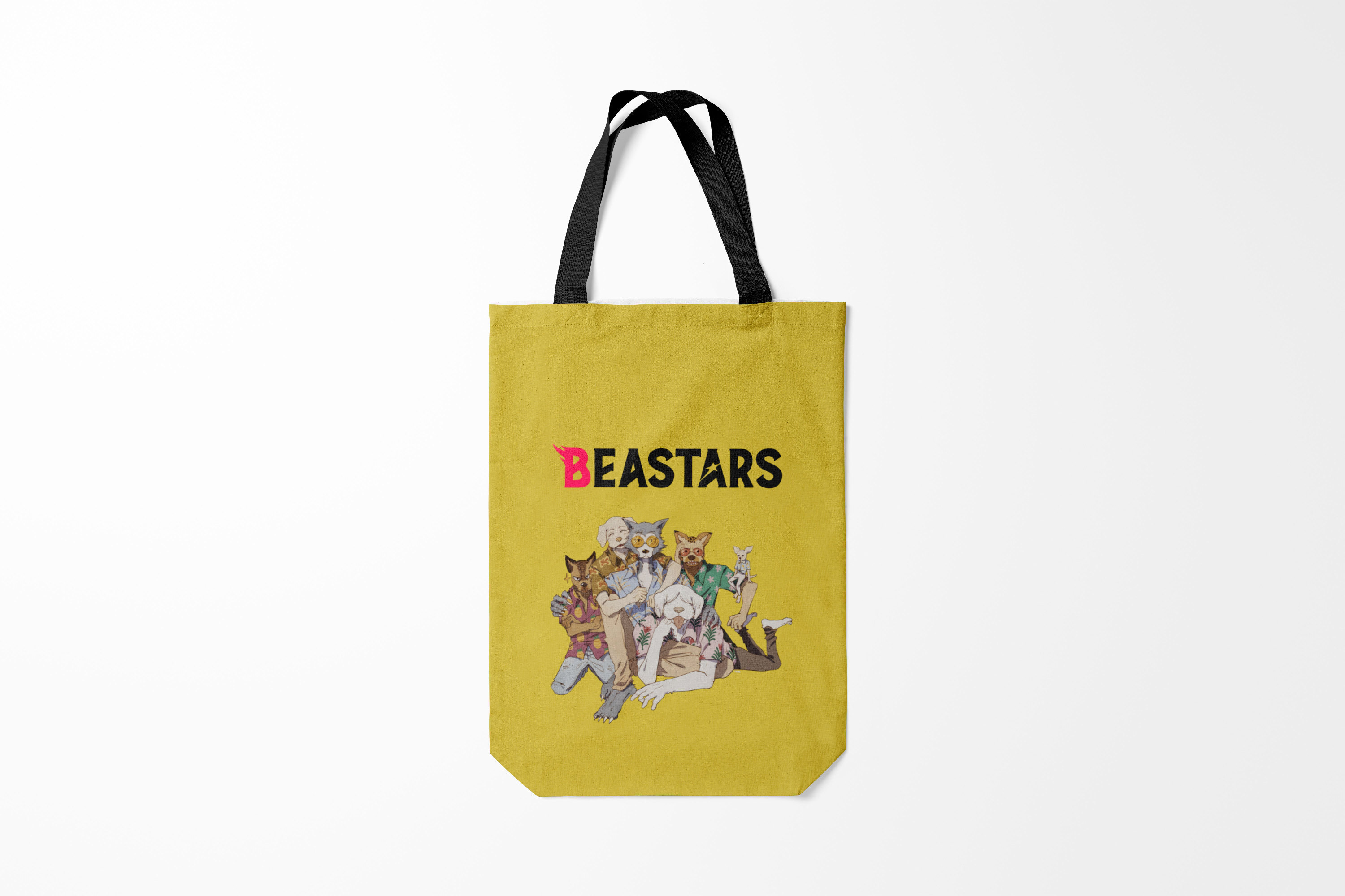 

Сумка шoппер унисекс Burnettie Beastars Джуно и Луис., желтый, Beastars Джуно и Луис.