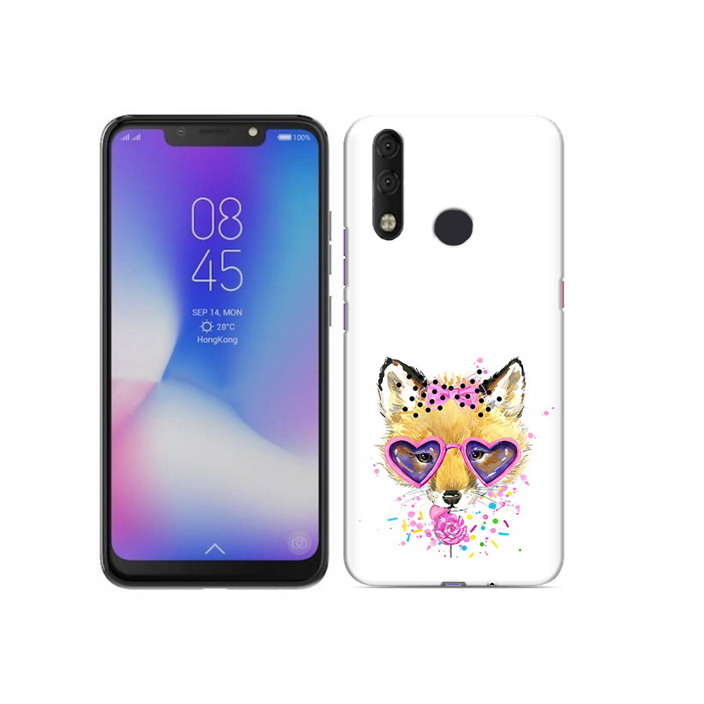 

Чехол MyPads Tocco для Tecno Camon 11 Pro лисенок с бантиком, Tocco