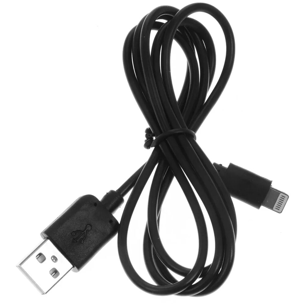 фото Кабель lightning - usb red line 1 м черный