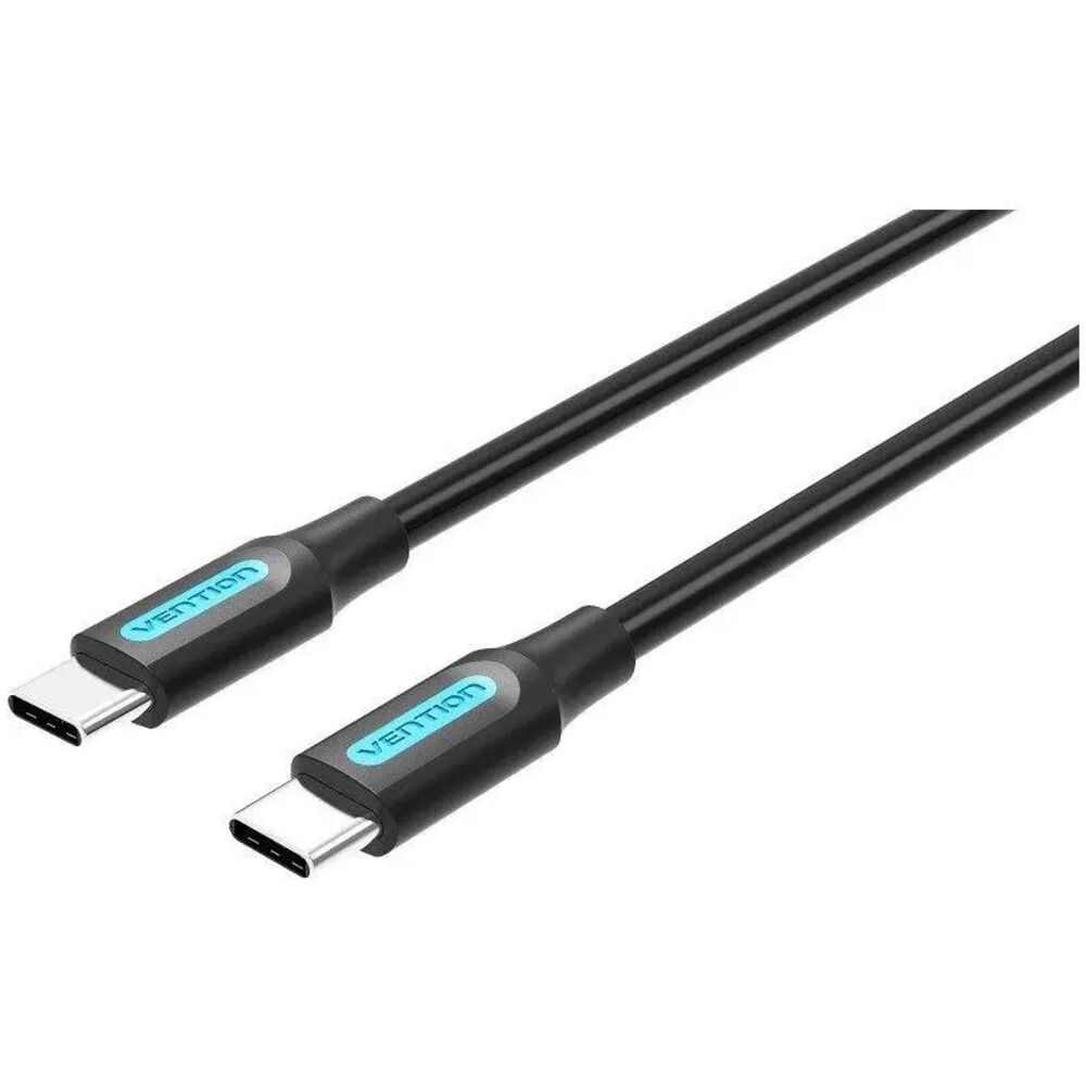 фото Кабель usb type-c - usb type-c vention 1 м черный