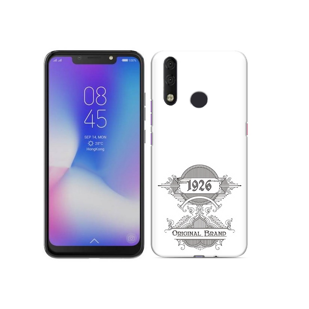 

Чехол MyPads Tocco для Tecno Camon 11 Pro логотип черно белый, Tocco