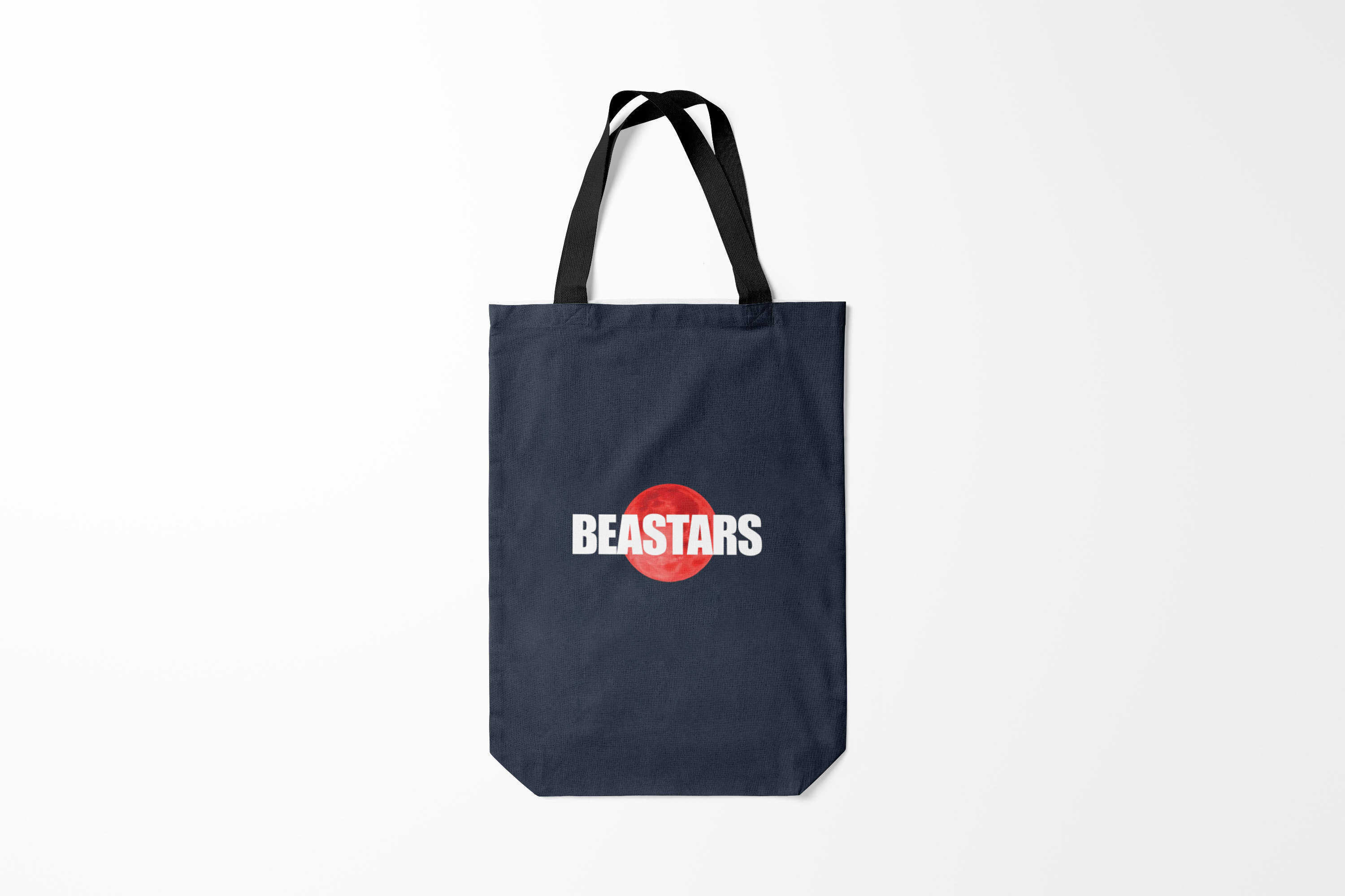 

Сумка шoппер унисекс Burnettie Beastars Red moon, черный, Beastars Red moon