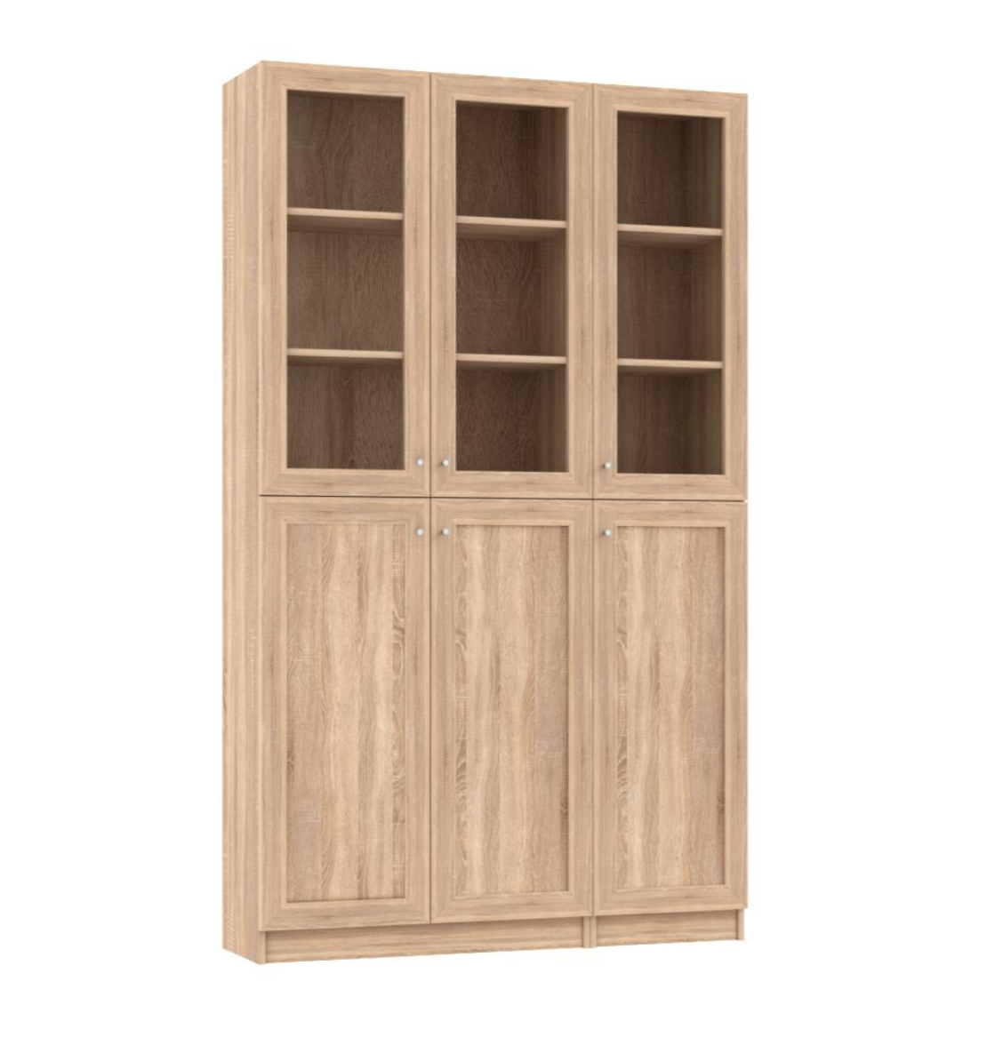 

Книжный шкаф QualisMebel "Билли 338" 1100х700х2400, Дуб Сонома, Бежевый, Билли 338