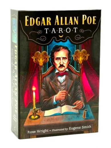 

Набор Edgar Allan Poe Tarot/Эдгар Аллан По Таро колода 78 карт + книга на английском языке