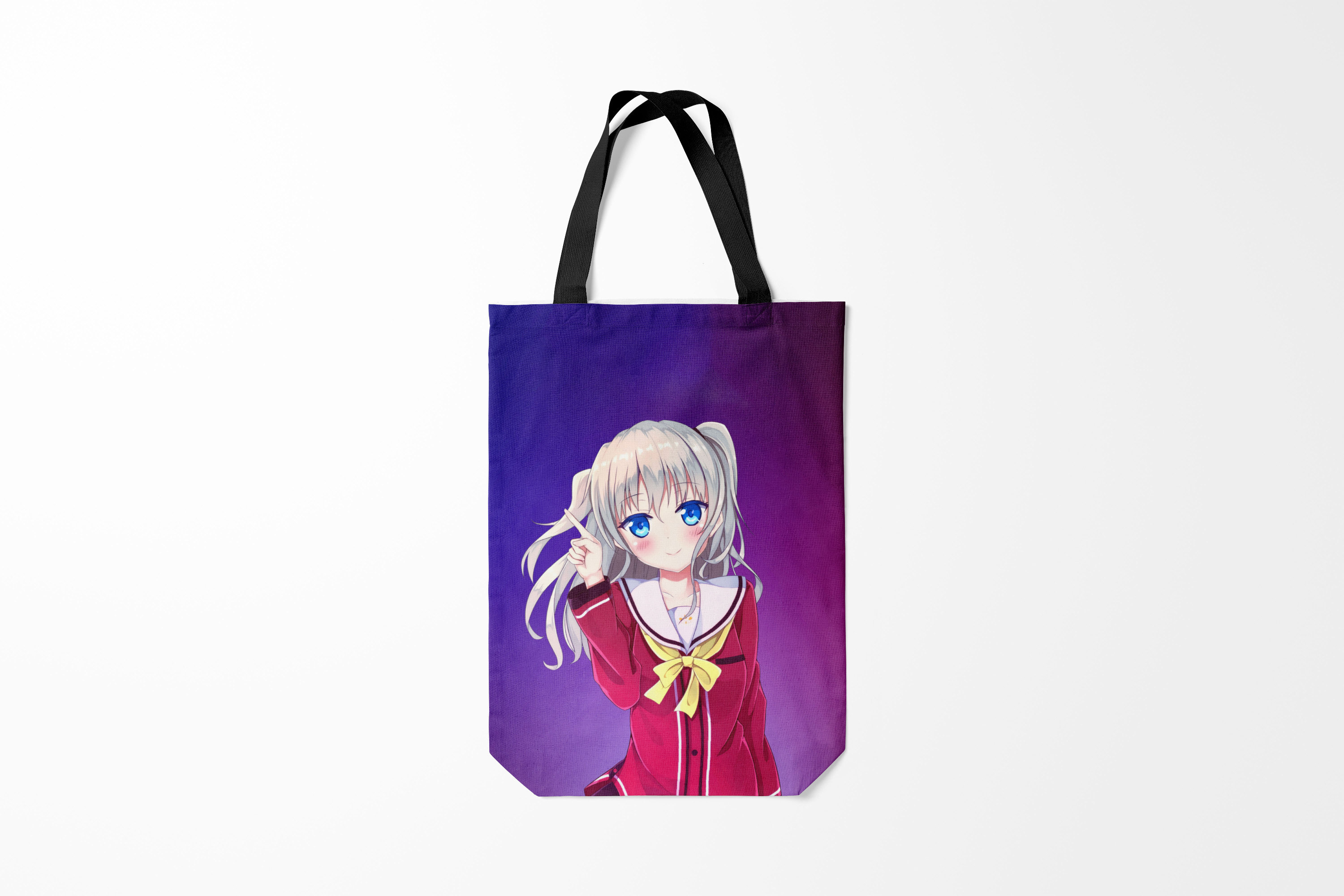 

Сумка шoппер унисекс Burnettie Anime Шарлотта,, Anime Шарлотта