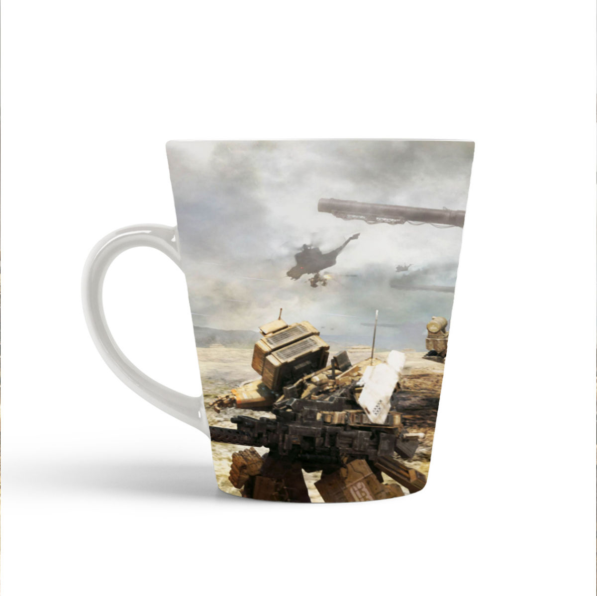 

Конусная кружка CoolPodarok armored core Турели Вертолёты Огромные пушки