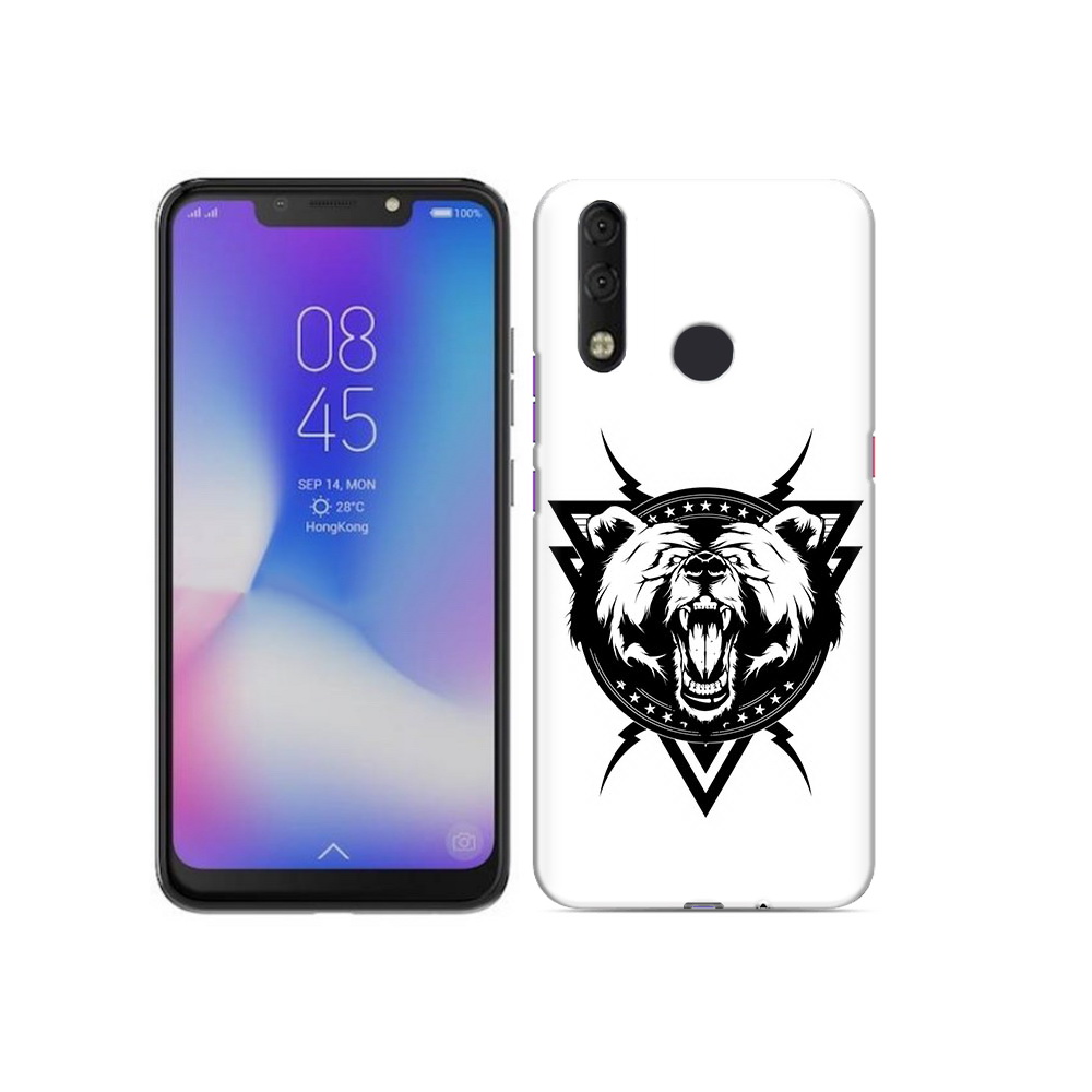 

Чехол MyPads Tocco для Tecno Camon 11 Pro медведь в треугольнике, Tocco