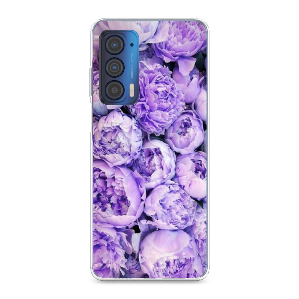 

Чехол Awog на Motorola Edge (2021) "Пионы сиреневые", Разноцветный, 242950-8