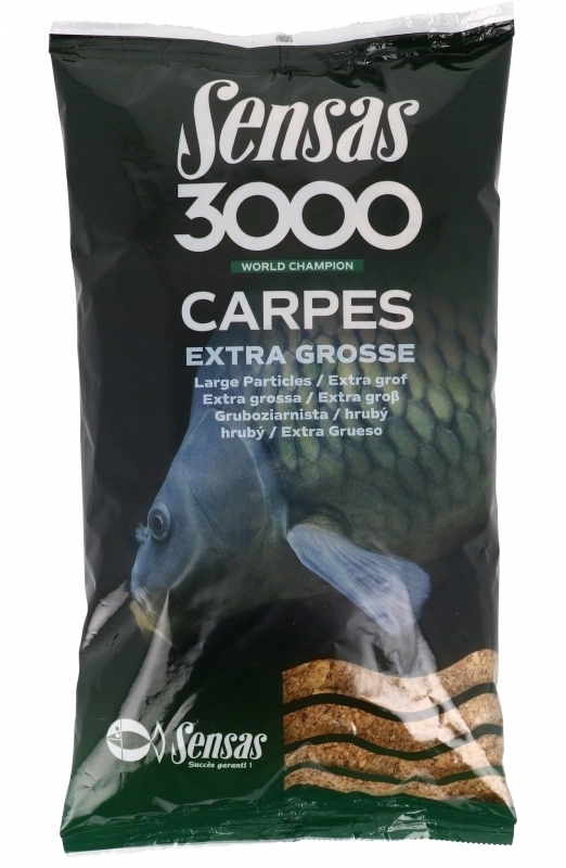 Прикормка Sensas 3000 CARP Extra Grosse 1кг