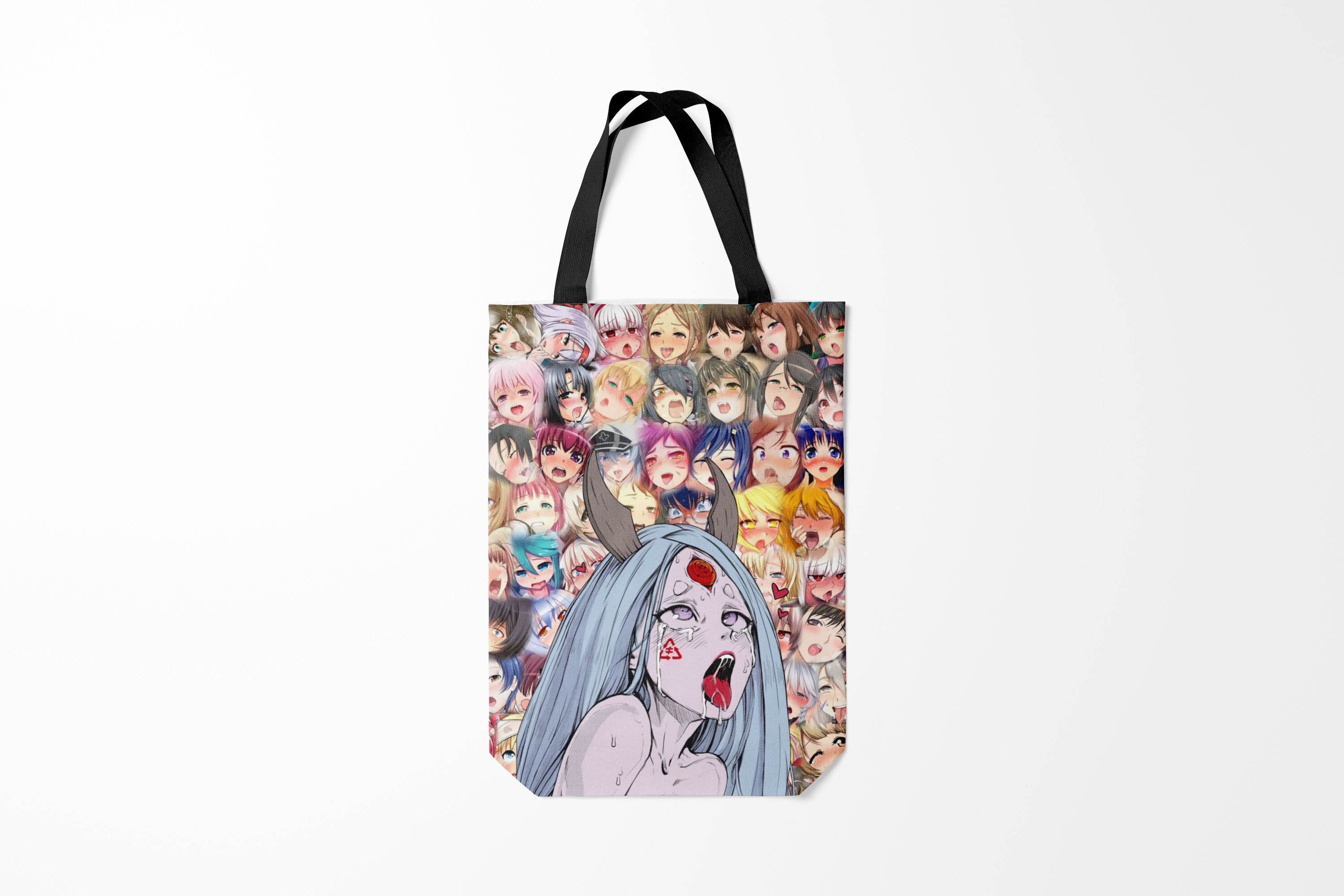 

Сумка шoппер унисекс Burnettie Ahegao KAGUYA КАГУЯ АХЕГАО, разноцветный, Ahegao KAGUYA КАГУЯ АХЕГАО
