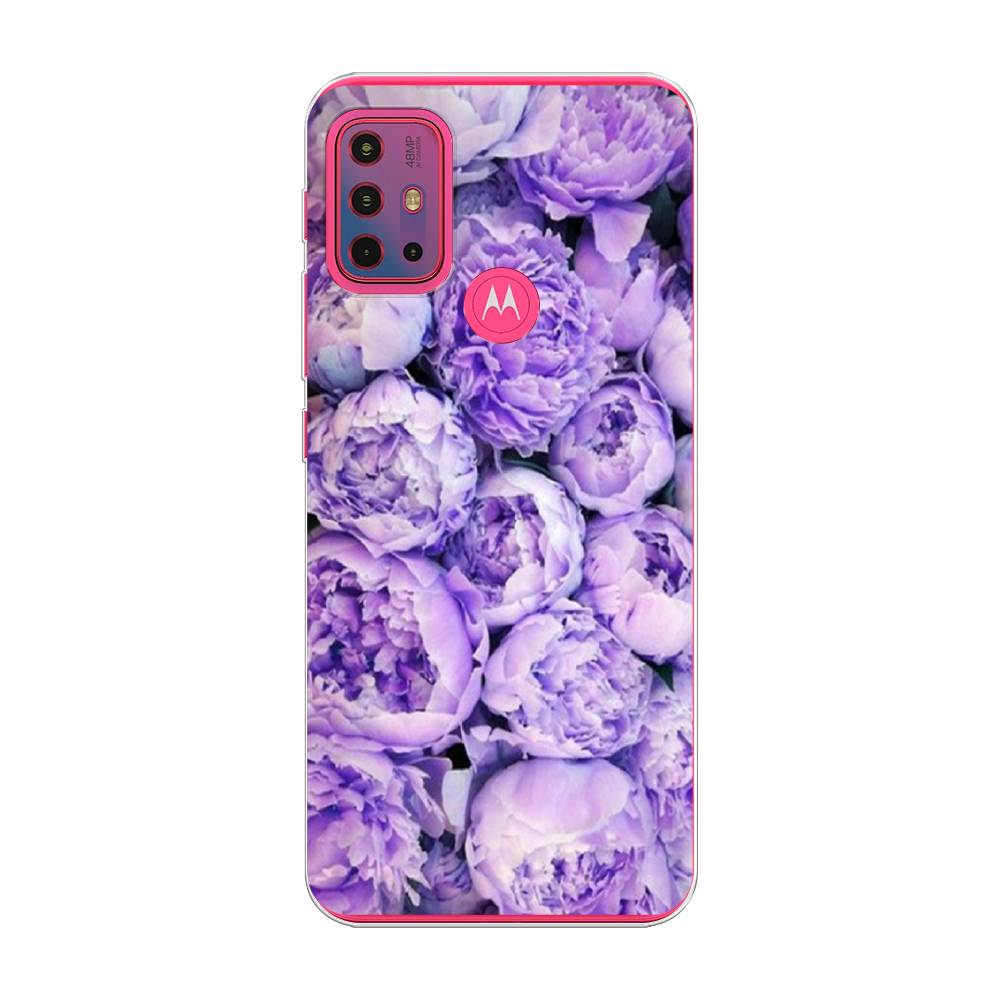 

Чехол Awog на Lenovo K13 Note/Motorola Moto G10/G20/G30 "Пионы сиреневые", Разноцветный, 242250-8