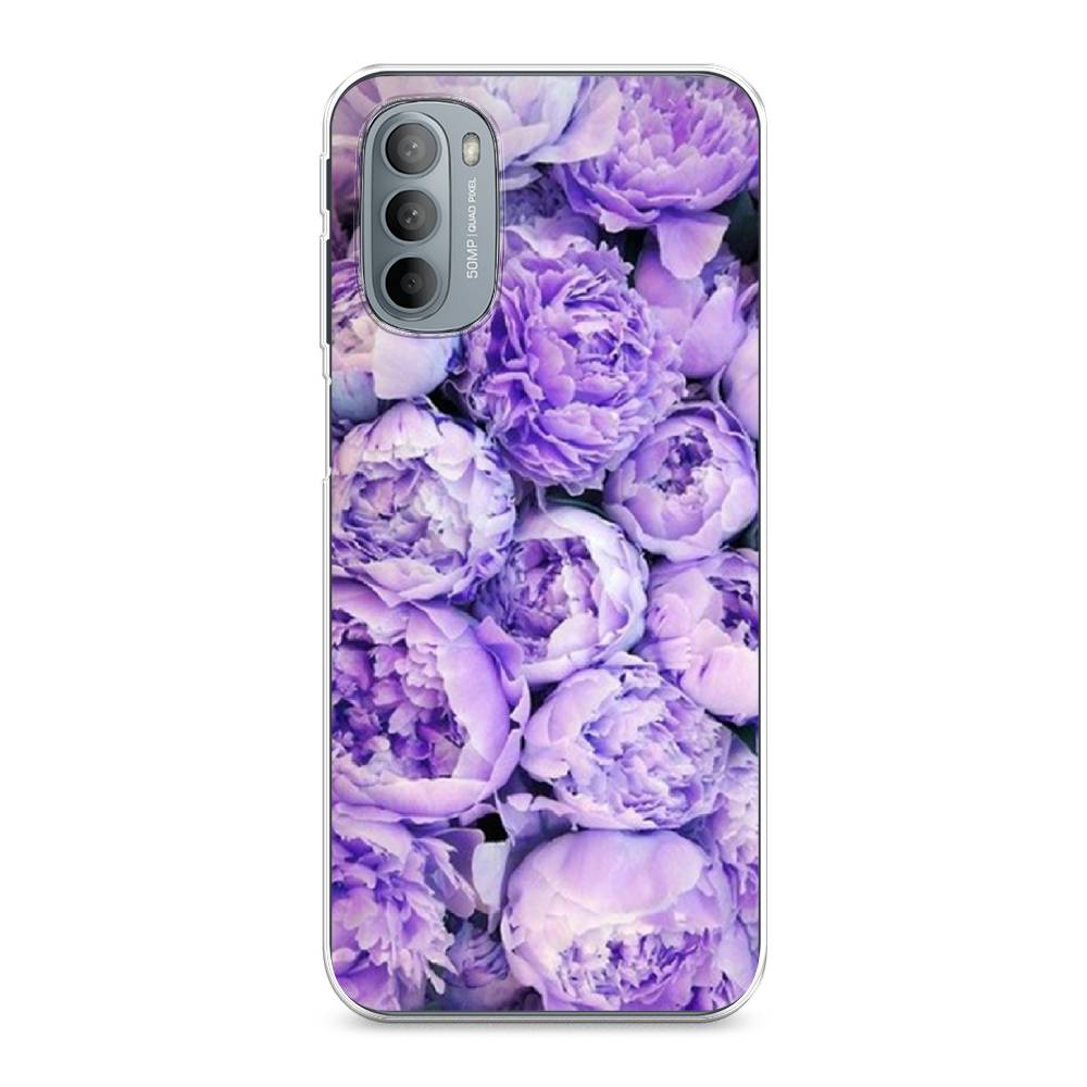 

Чехол Awog на Motorola Moto G31/G41 "Пионы сиреневые", Разноцветный, 241850-8