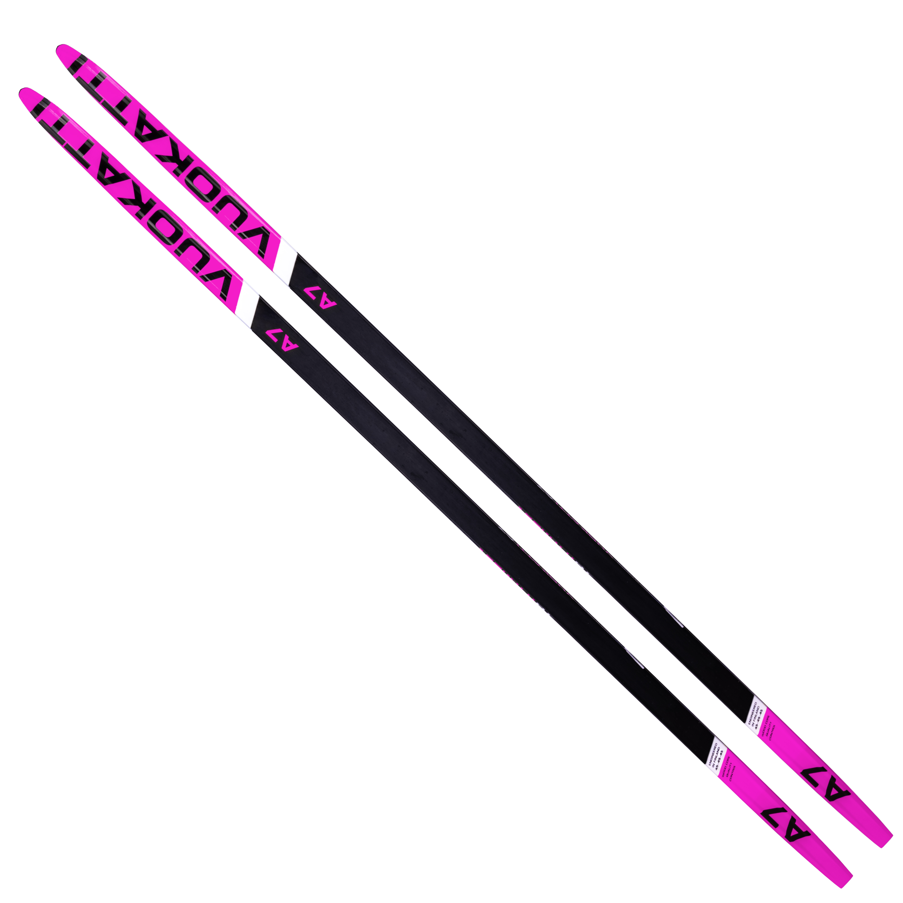 Лыжи беговые 170 см VUOKATTI Wax Black/Magenta