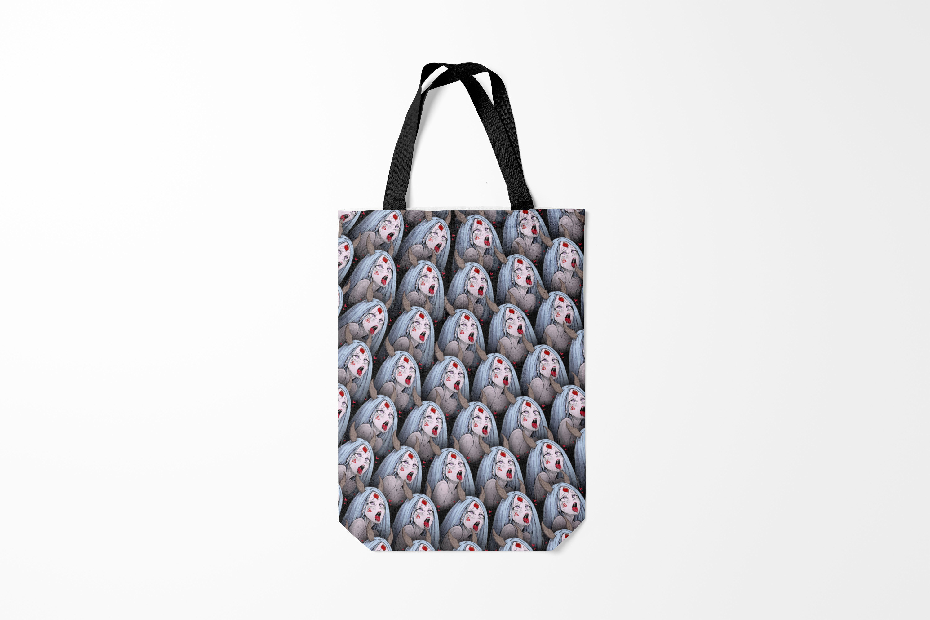 

Сумка шoппер унисекс Burnettie Ahegao Kaguya, разноцветный, Ahegao Kaguya
