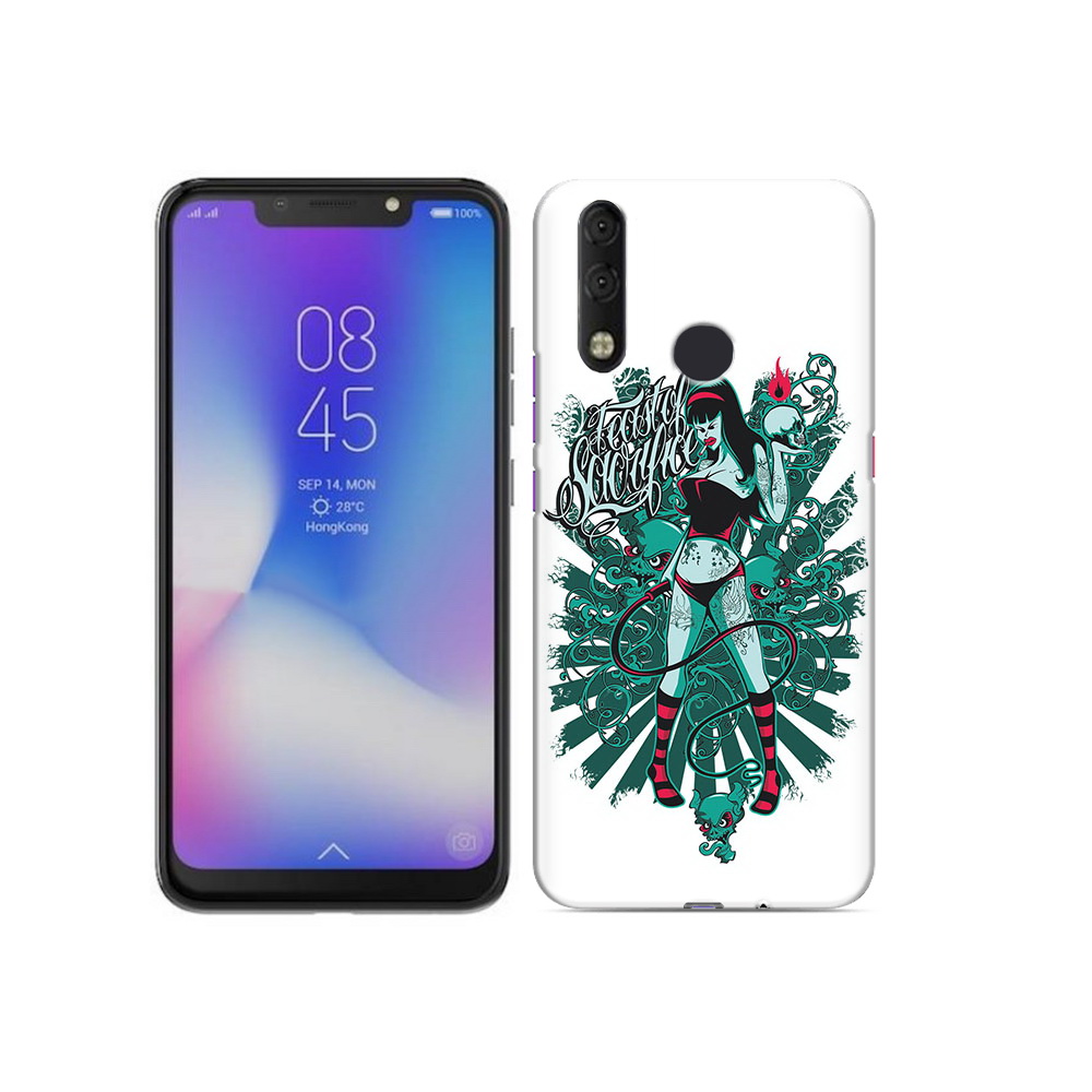 

Чехол MyPads Tocco для Tecno Camon 11 Pro нарисованная девушка в татуировках, Tocco