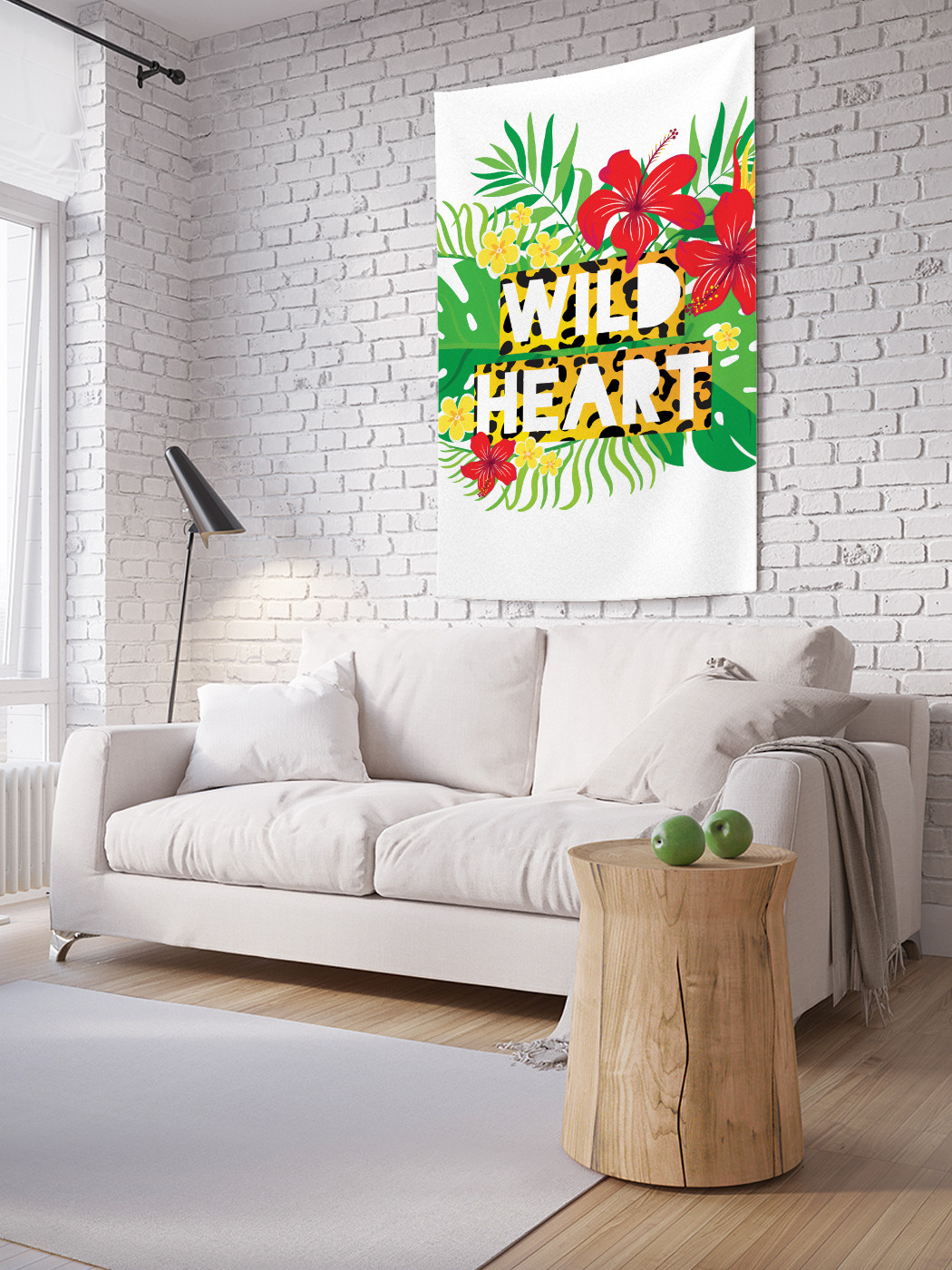 

Вертикальное фотопанно на стену JoyArty Дикое сердце 100x150 см, Дикое сердце