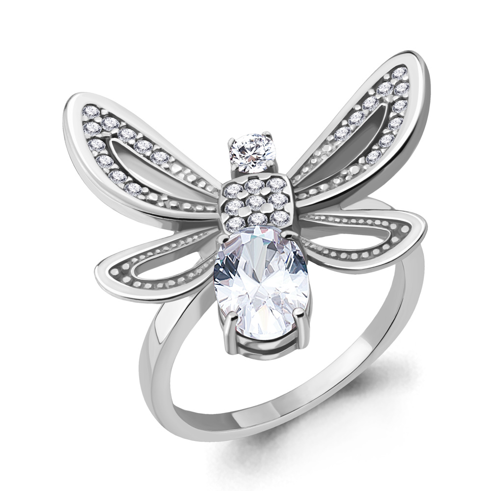

Кольцо из серебра р. 19,5 AQUAMARINE 68556А_925_р, 68556А_925_р