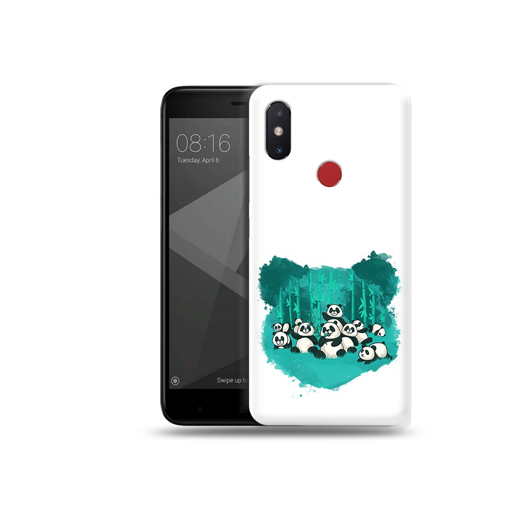 

Чехол MyPads Tocco для Xiaomi Mi 8 SE нарисованные панды (PT113500.331.508), Прозрачный, Tocco