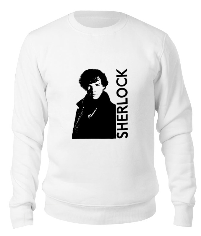 

Свитшот унисекс Printio Шерлок (sherlock) белый XL, Шерлок (sherlock)