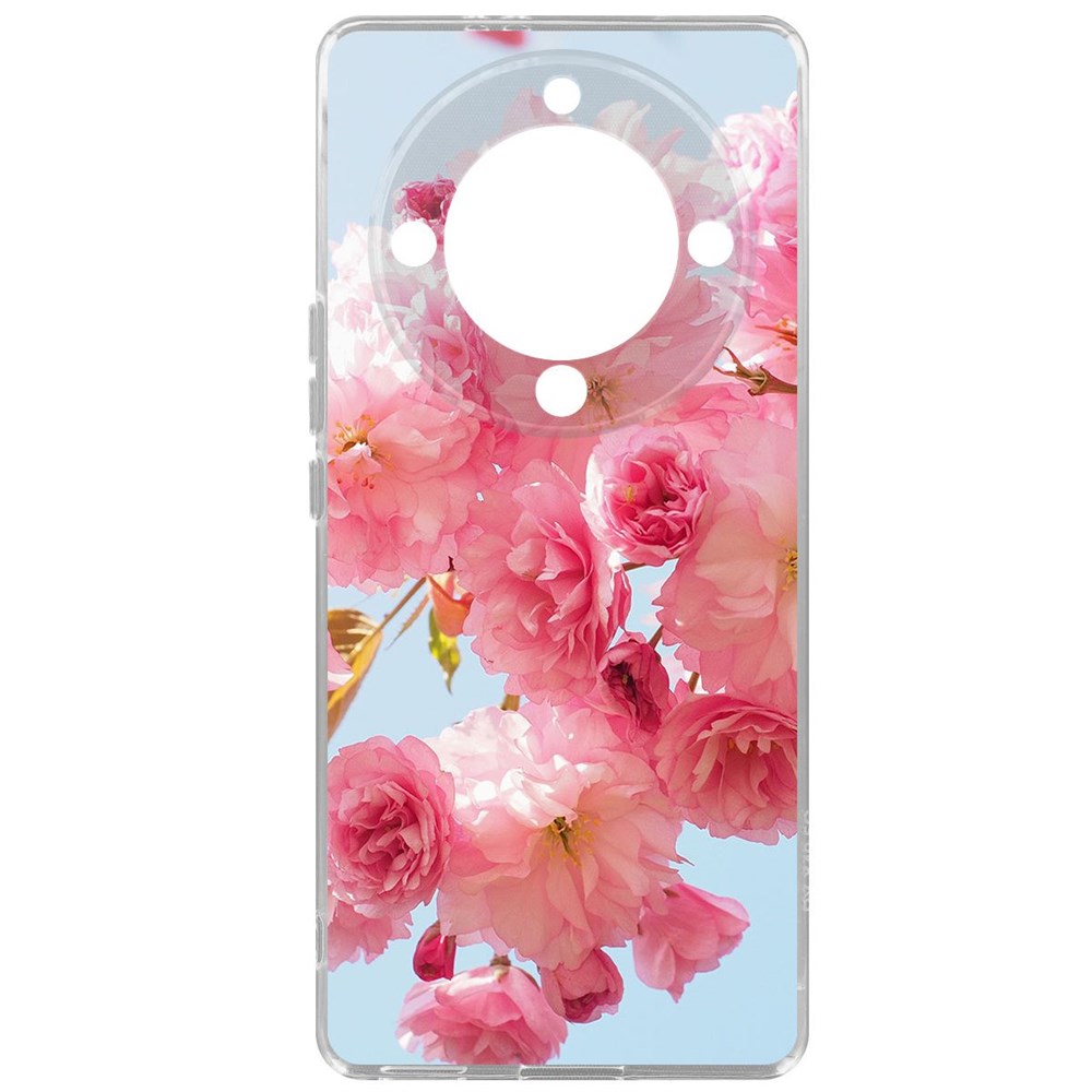 Чехол-накладка Krutoff Clear Case Сакура для Honor X9a