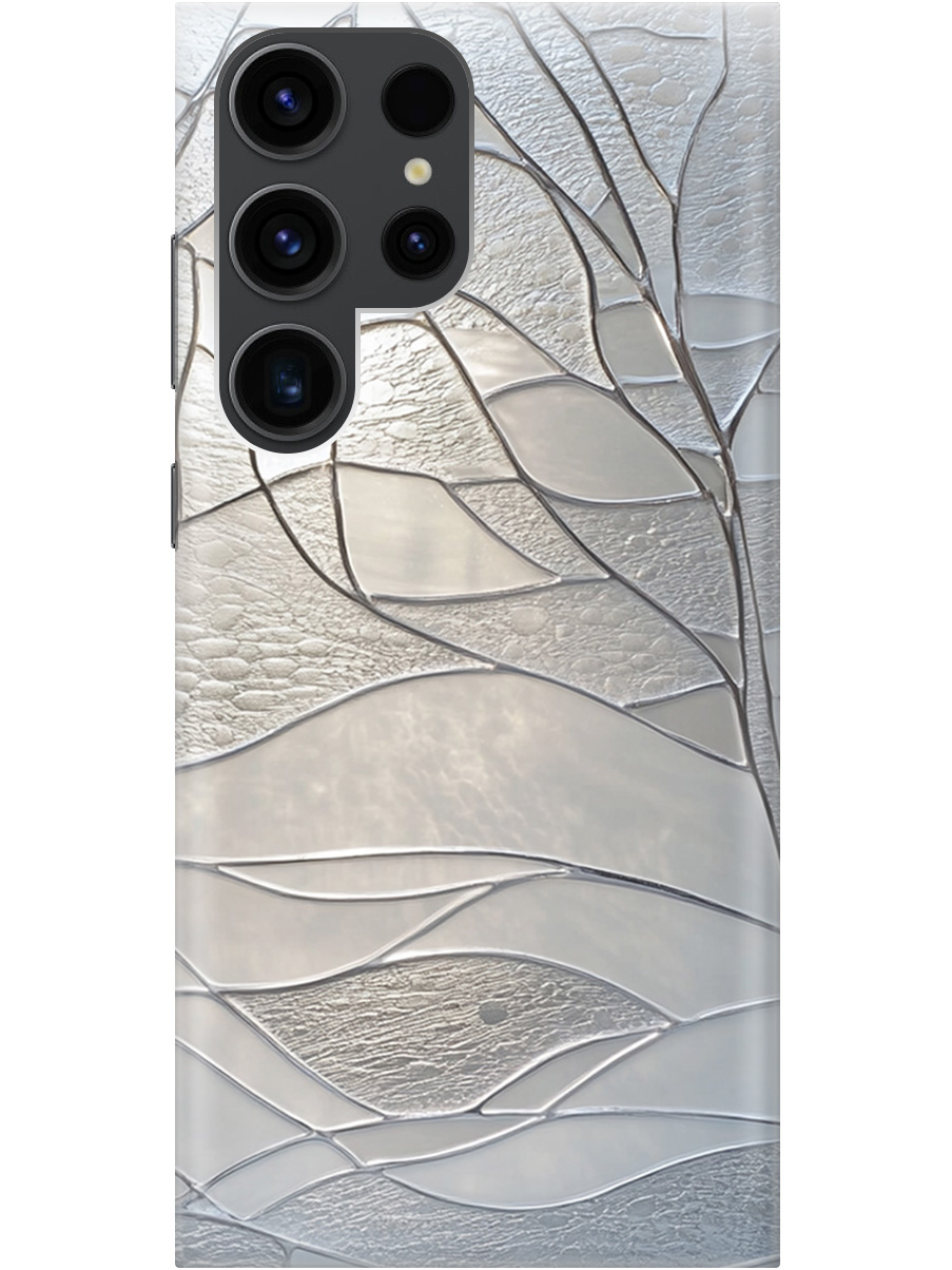 

Силиконовый чехол на Samsung Galaxy S23 Ultra с принтом "Зимние деревья", Прозрачный;серый, 767959441