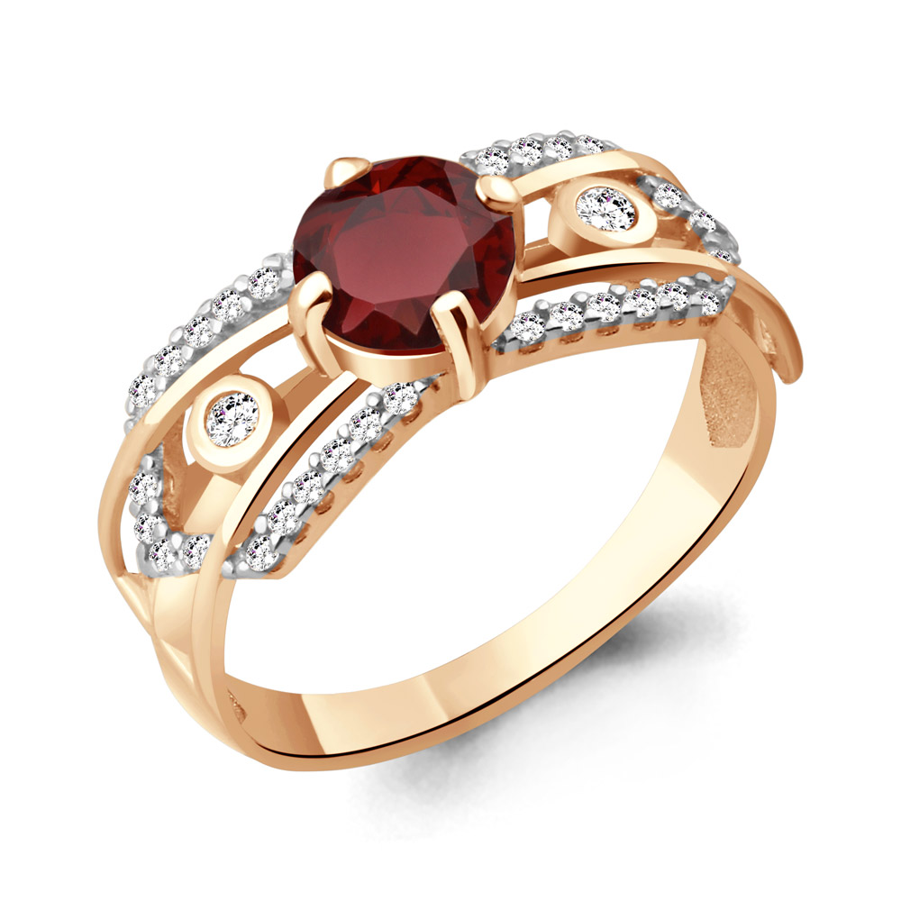 

Кольцо из серебра р. , AQUAMARINE 6557003А_925_з, 6557003А_925_з