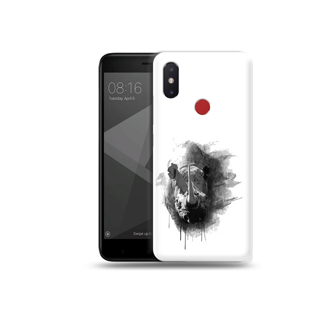 

Чехол MyPads Tocco для Xiaomi Mi 8 SE носорог (PT113500.331.523), Прозрачный, Tocco