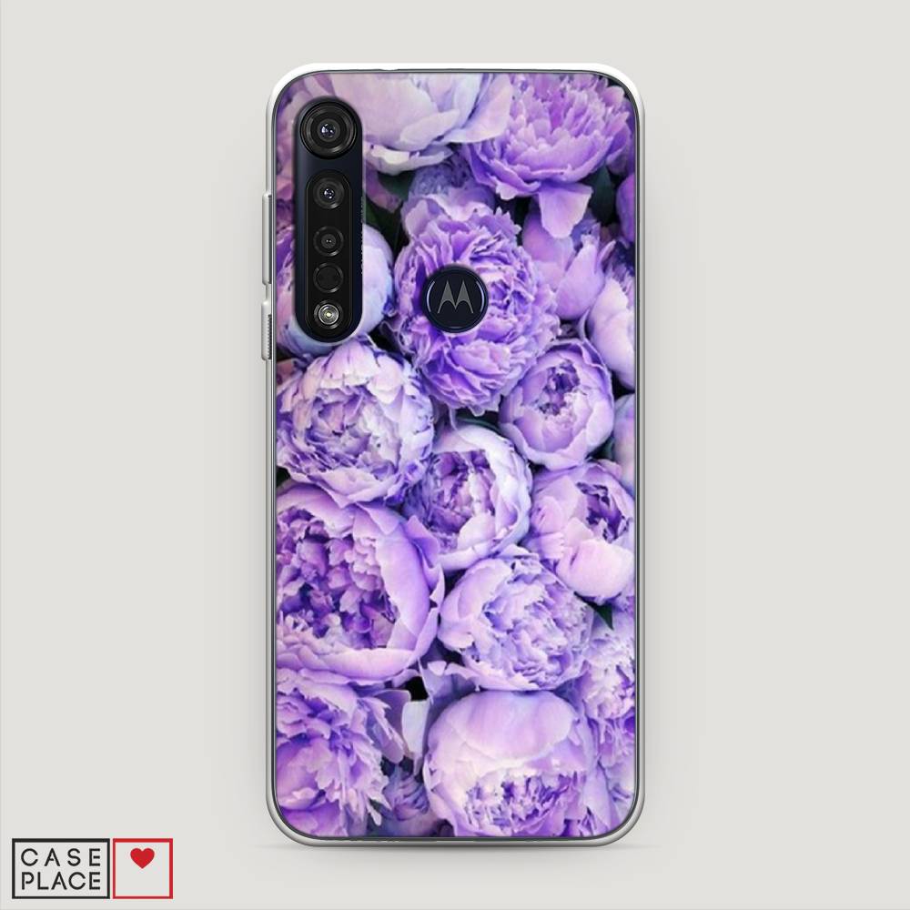 

Чехол Awog на Motorola Moto G8 Plus "Пионы сиреневые", Разноцветный, 241450-8