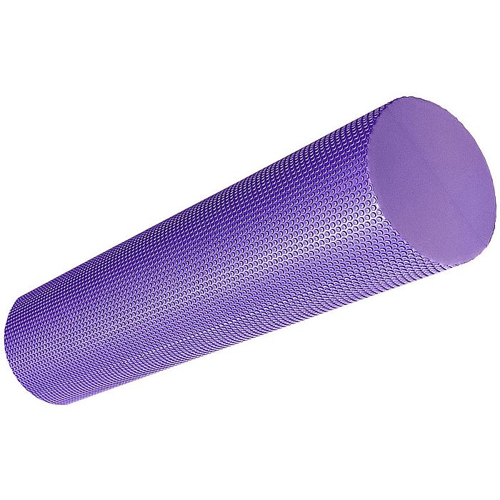 Ролик для йоги SPORTEX Профи 45х15 см, полумягкий (ЭВА) фиолетовый
