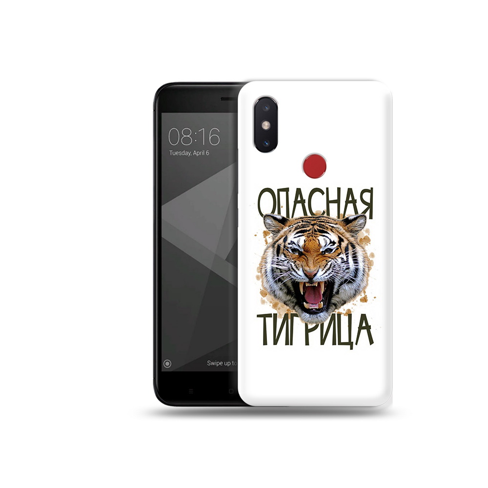 

Чехол MyPads Tocco для Xiaomi Mi 8 SE опасная тигрица (PT113500.331.527), Прозрачный, Tocco