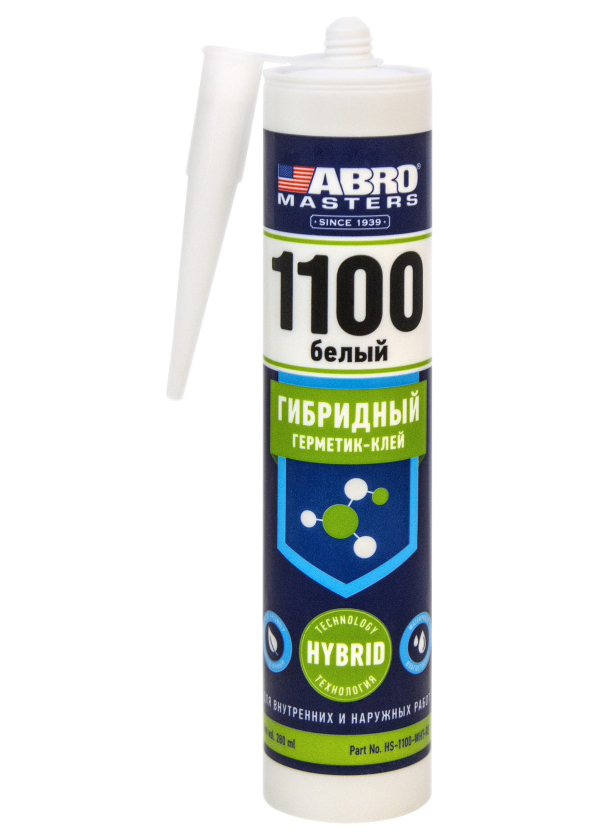 

Герметик Универсальный Гибридный Белый (280мл) "Abro Masters" (Abro) ABRO арт. HS1100WHTRE
