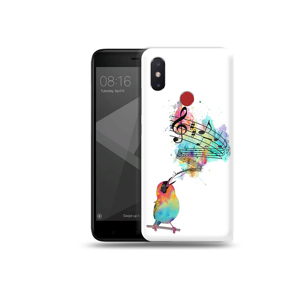 

Чехол MyPads Tocco для Xiaomi Mi 8 SE певчая птичка (PT113500.331.536), Прозрачный, Tocco