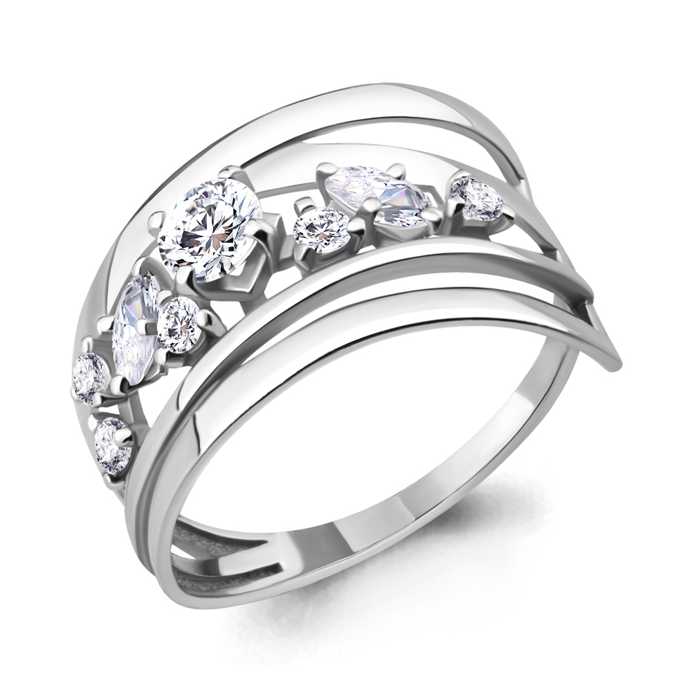 

Кольцо из серебра р. 20 AQUAMARINE 64797А_925_р, 64797А_925_р