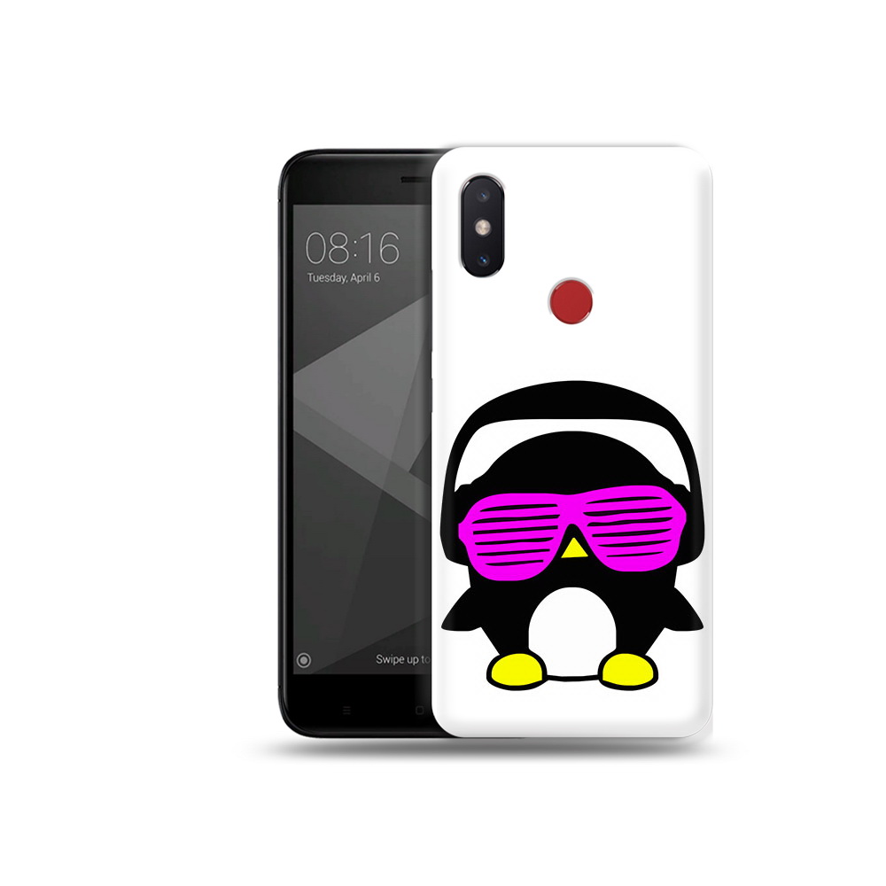 

Чехол MyPads Tocco для Xiaomi Mi 8 SE пингвин (PT113500.331.541), Прозрачный, Tocco