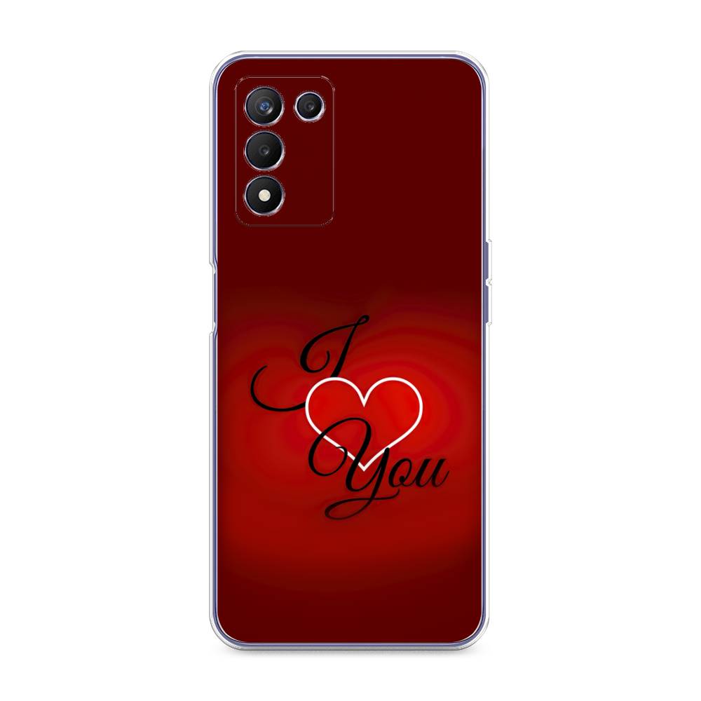 

Чехол Awog на Realme Q3s "I love you 3", Разноцветный, 257950-6