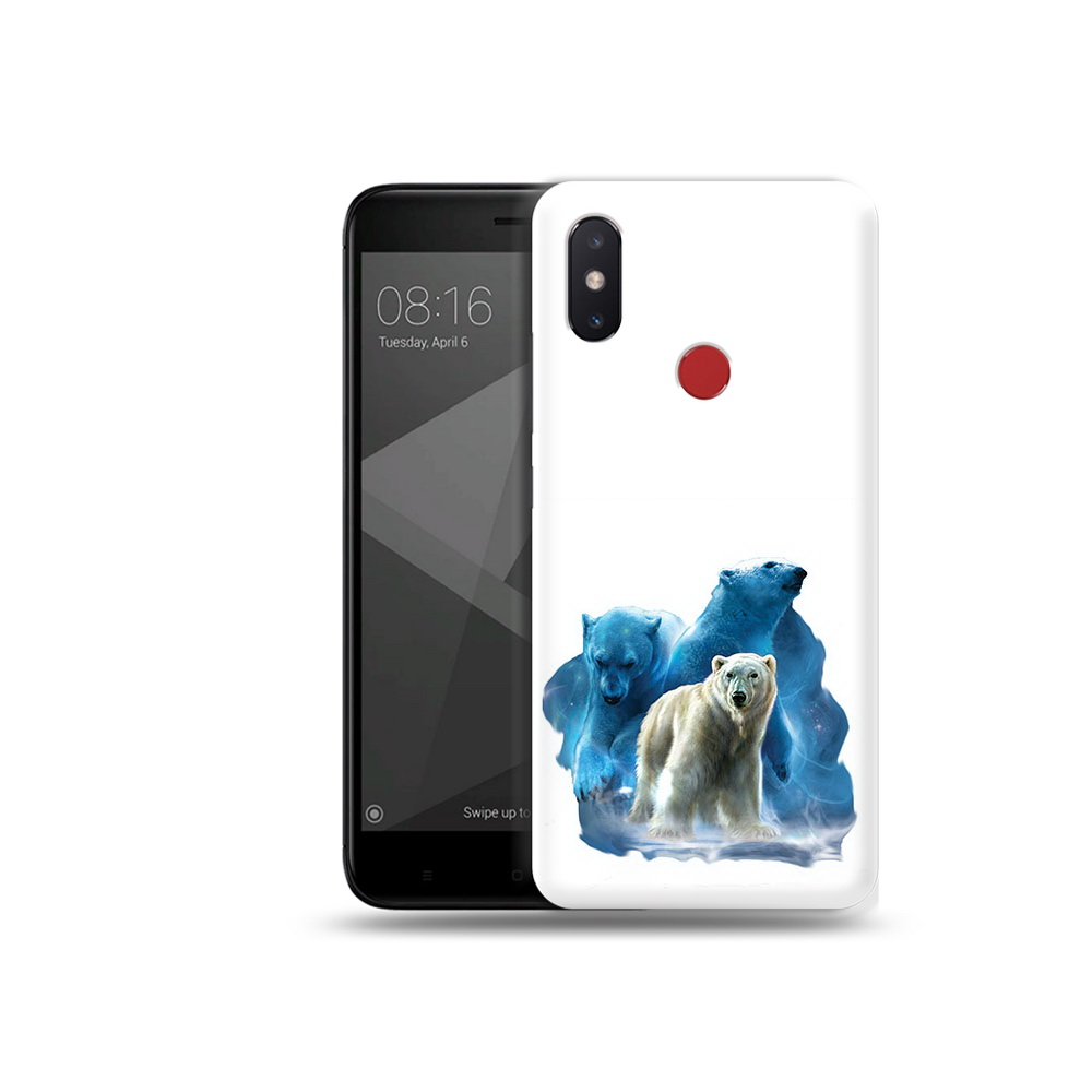 

Чехол MyPads Tocco для Xiaomi Mi 8 SE полярный медведь (PT113500.331.549), Прозрачный, Tocco