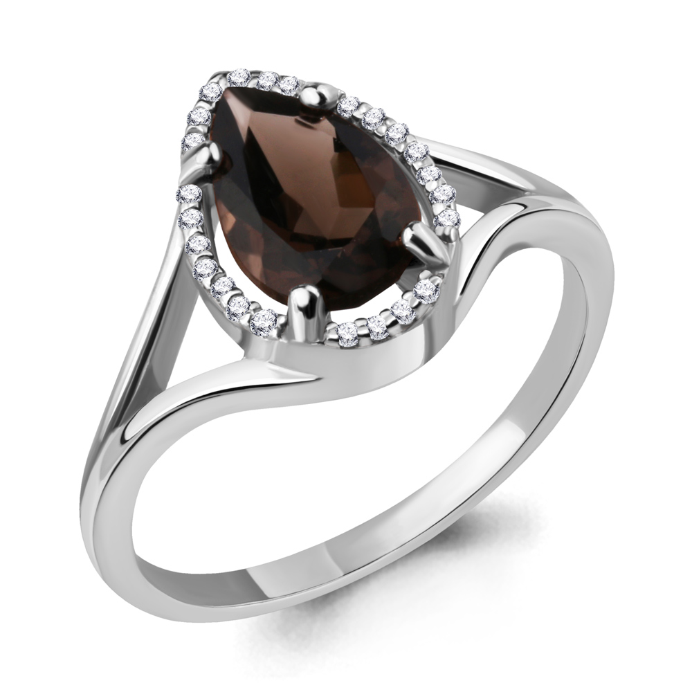 

Кольцо из серебра р. 17,5 AQUAMARINE 6539101А_925_р, 6539101А_925_р
