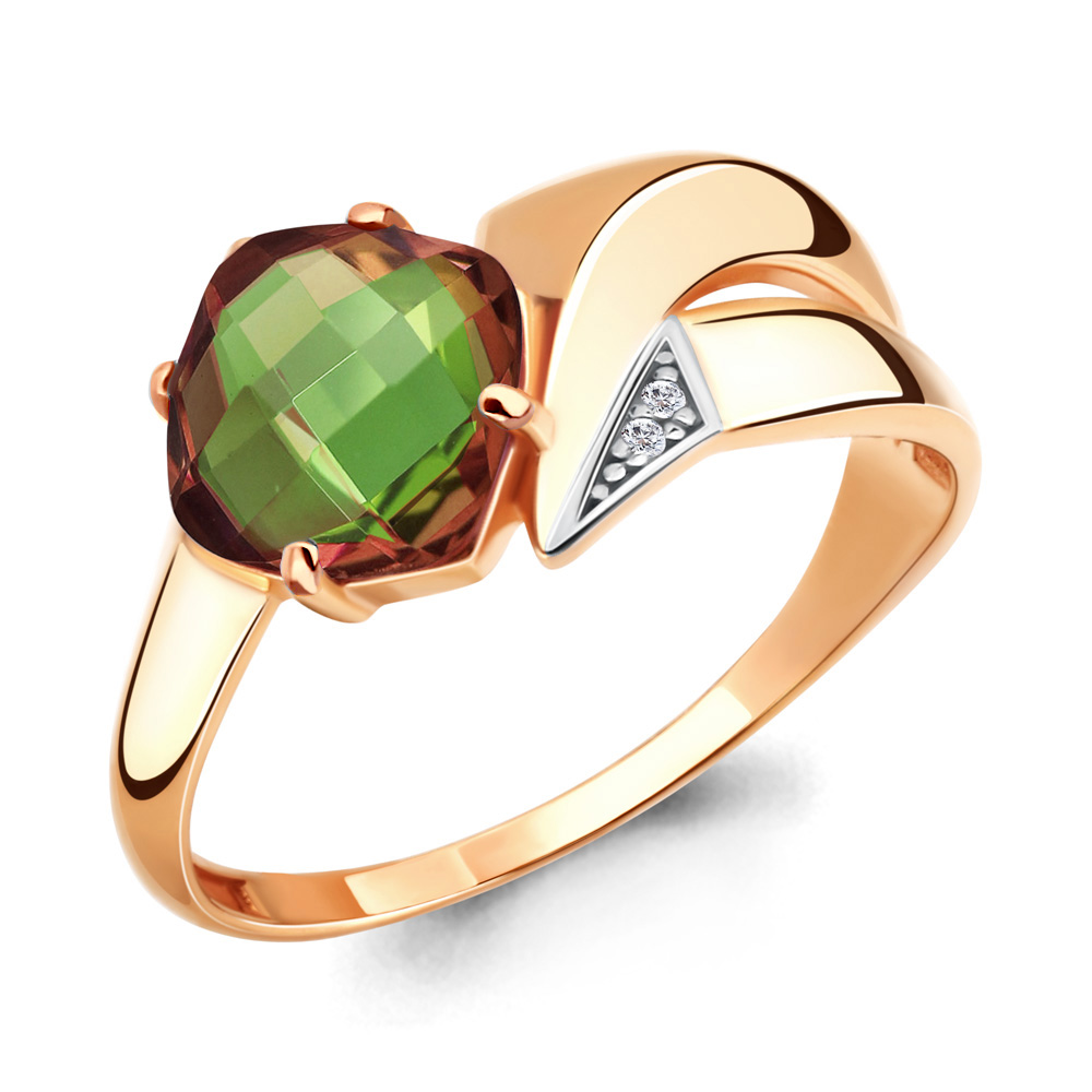

Кольцо из серебра р.  AQUAMARINE 6906119А_925_з, 6906119А_925_з
