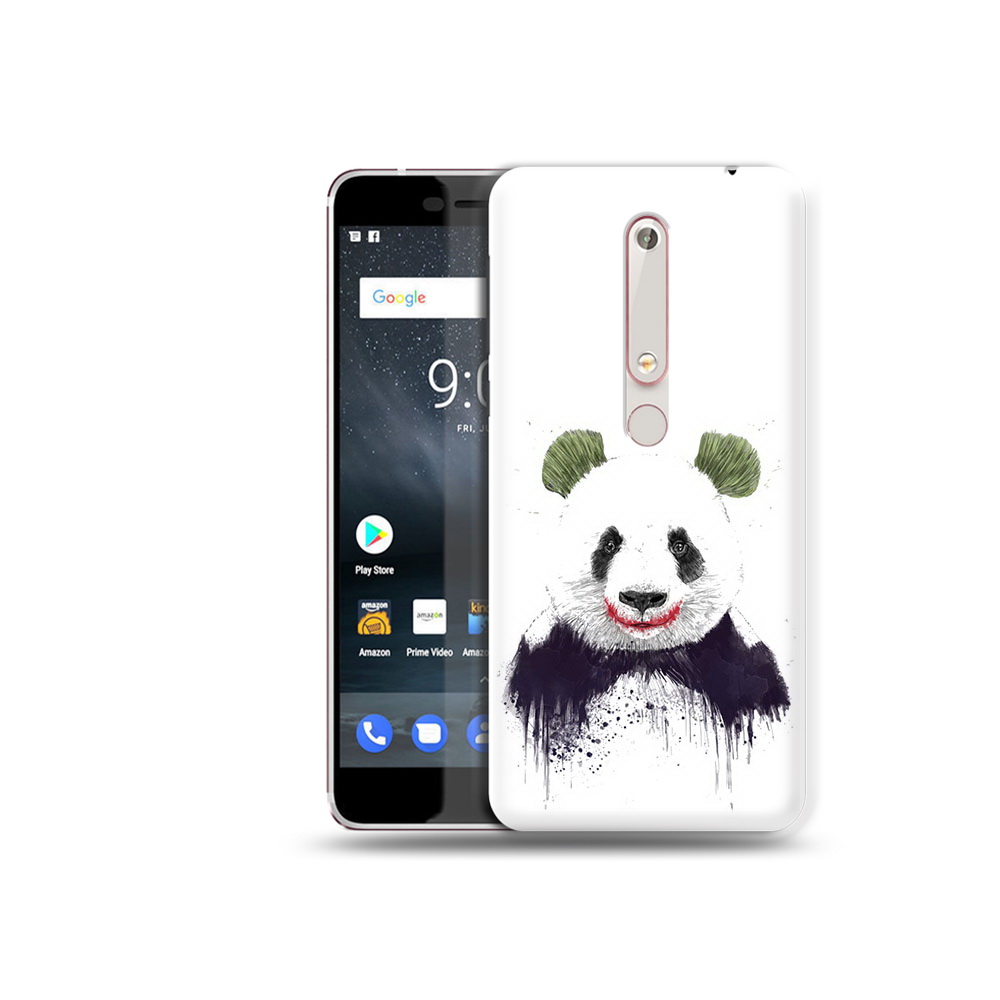 

Чехол MyPads Tocco для Nokia 6 панда джокер, Прозрачный, Tocco