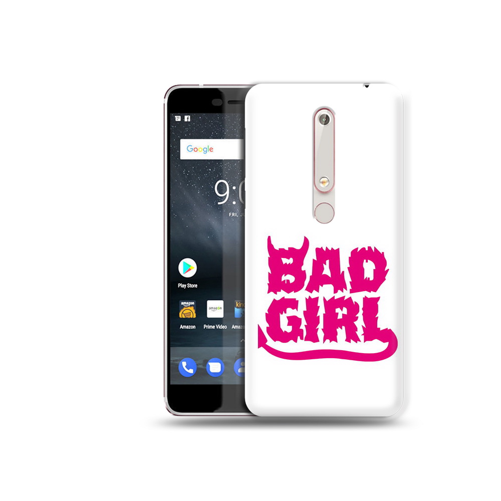 

Чехол MyPads Tocco для Nokia 6 плохая девочка, Прозрачный, Tocco
